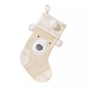 St. Nicholas Square Cozy Bear Christmas Stocking